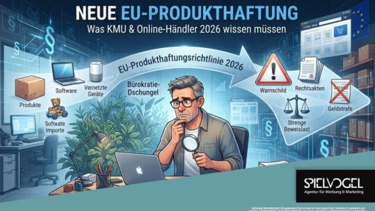 Neue EU-Produkthaftung 2026: Was Online-Händler & KMU wissen müssen