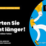 Warten Sie nicht länger! Das ist Ihr größter Fehler.