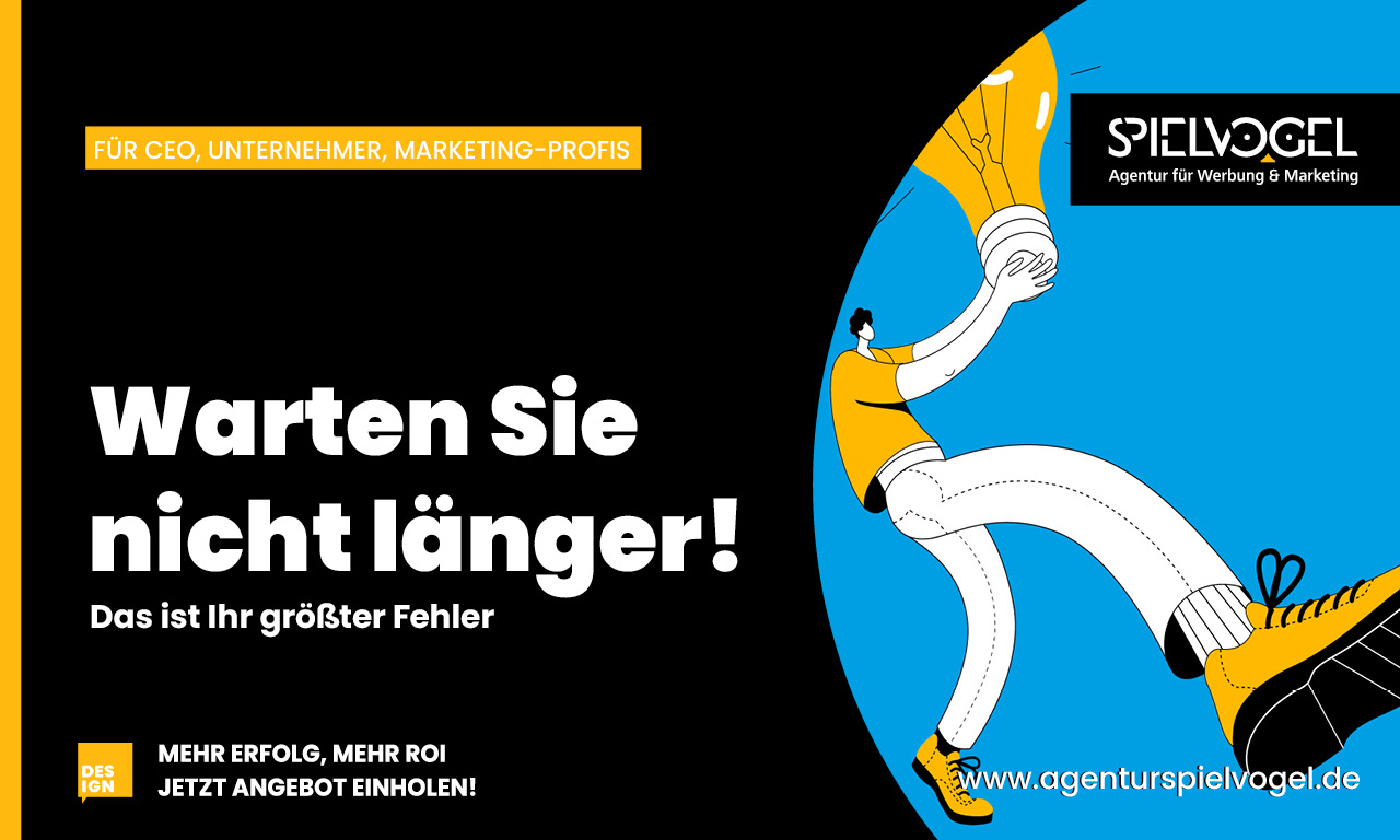 Warten Sie nicht länger! Das ist Ihr größter Fehler.